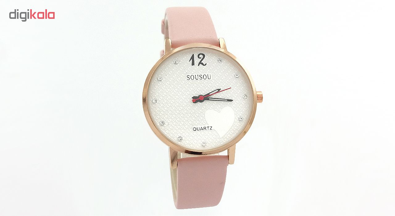 ساعت مچی عقربه ای زنانه سوسو مدل HEART 2451