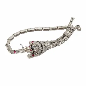 دستبند نقره زنانه ترمه ۱ مدل 2