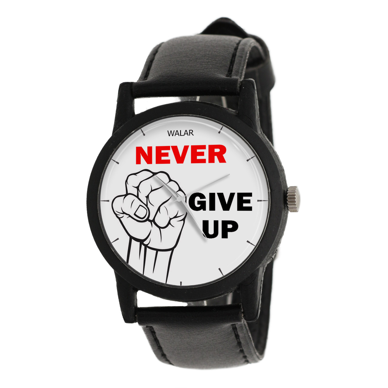 ساعت مچی عقربه ای والار طرح Never Give Up مدل LF1255