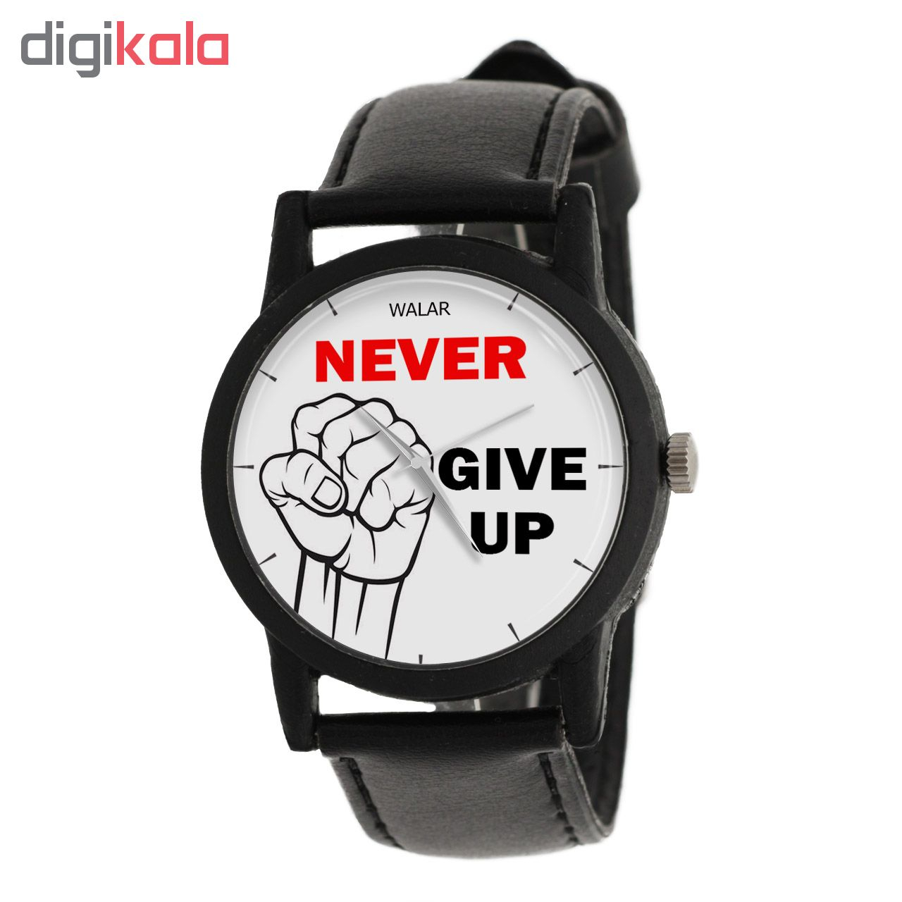 ساعت مچی عقربه ای والار طرح Never Give Up مدل LF1255