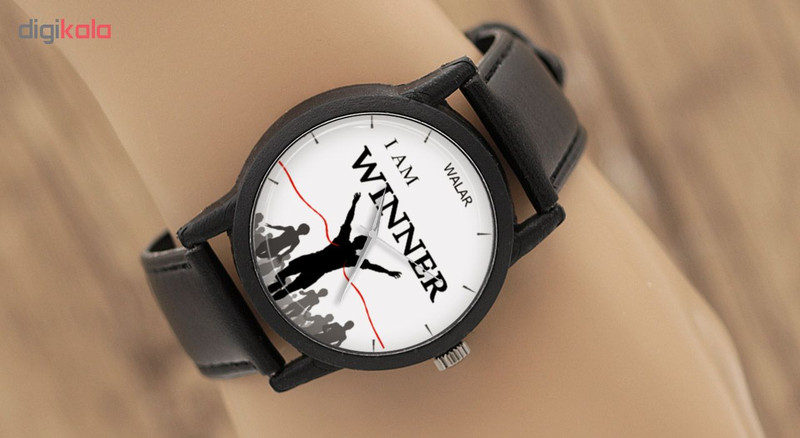 ساعت مچی عقربه ای والار طرح I Am Winner مدل LF1257