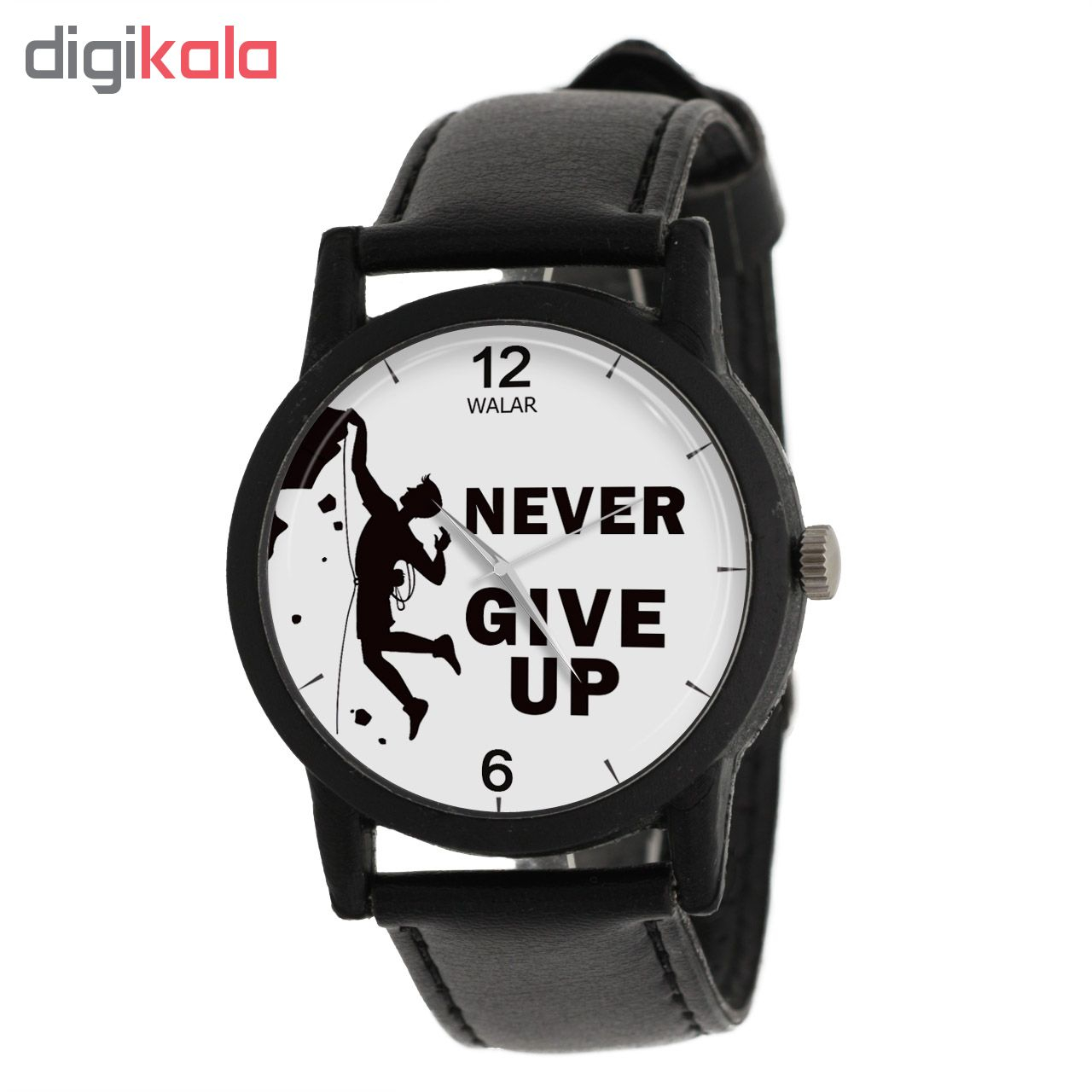ساعت مچی عقربه ای والار طرح Never Give Up مدل LF1260