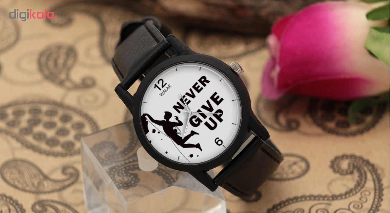 ساعت مچی عقربه ای والار طرح Never Give Up مدل LF1260