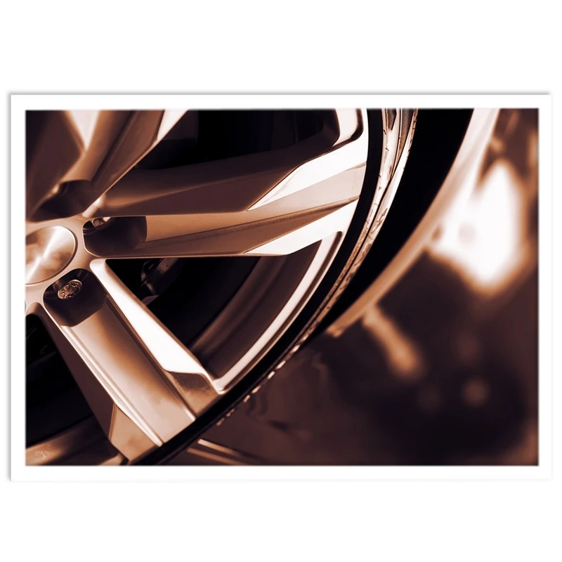 تابلو نوری بکلیت طرح اتومبیل رینگ اسپرت مدل W-S1512