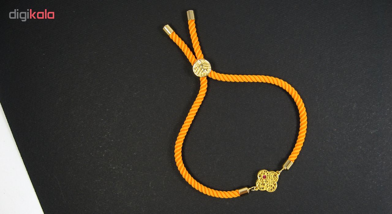 دستبند طلا 18 عیار زنانه مانچو کد bfg152 -  - 7