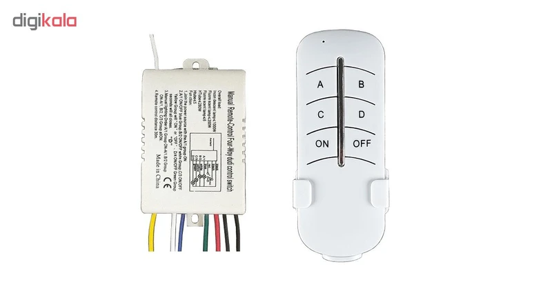 عکس شماره 2 : ریموت کنترل کد tk4ch