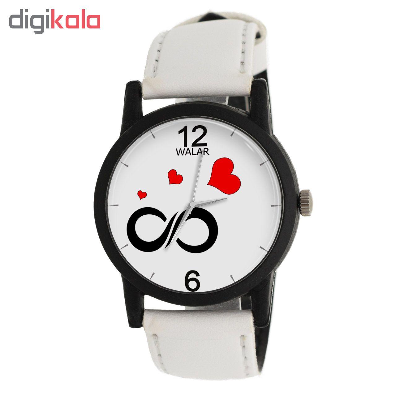 ساعت مچی عقربه ای زنانه والار طرح بی نهایت مدل LF1474