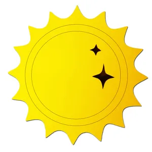 چراغ خواب دیواری طرح خورشید