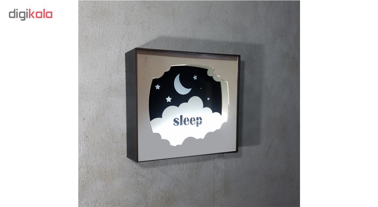 چراغ خواب دیواری مدل ابر و ماه