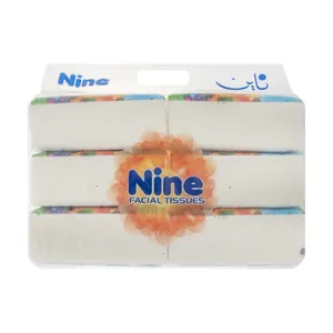 دستمال کاغذی 100 برگ ناین مدل White بسته 6 عددی
