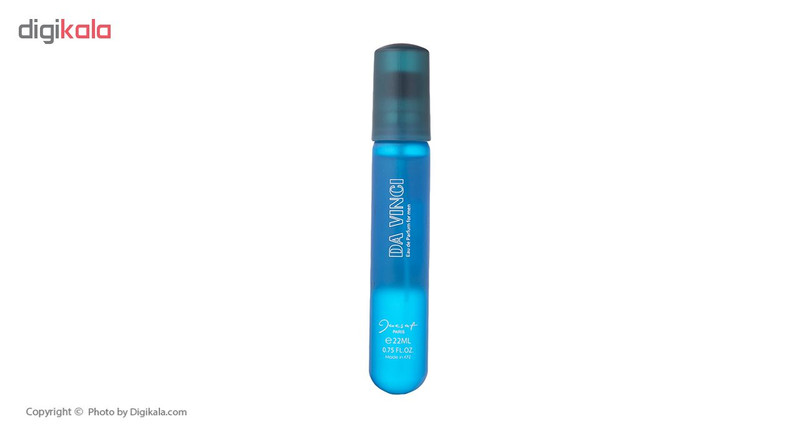 عطر جیبی مردانه ژک ساف مدل Da Vinci حجم 22 میلی لیتر بسته 3 عددی