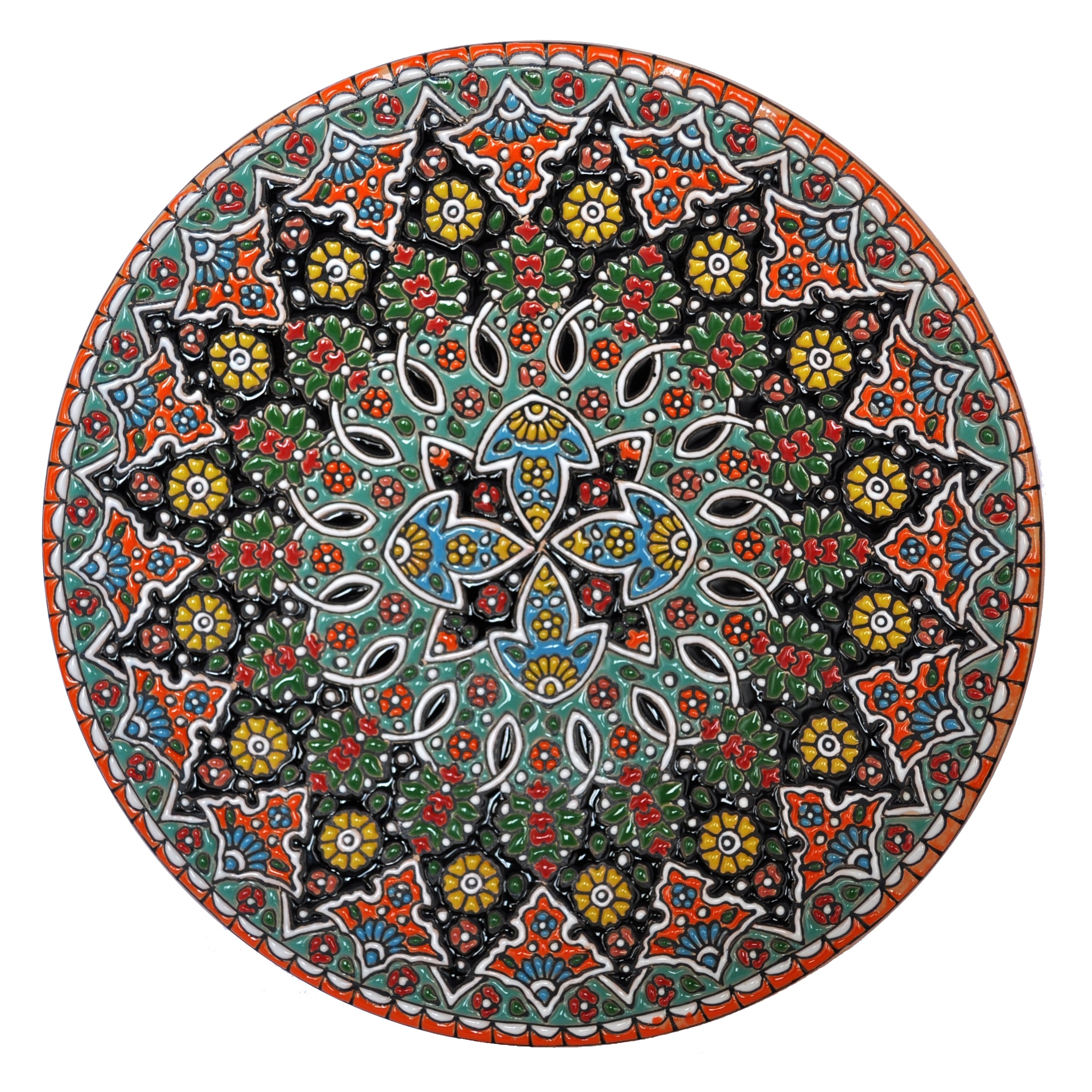 بشقاب میناکاری کد 1225002