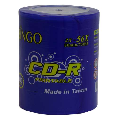 سی دی خام بینگو مدل CRP بسته 100 عددی