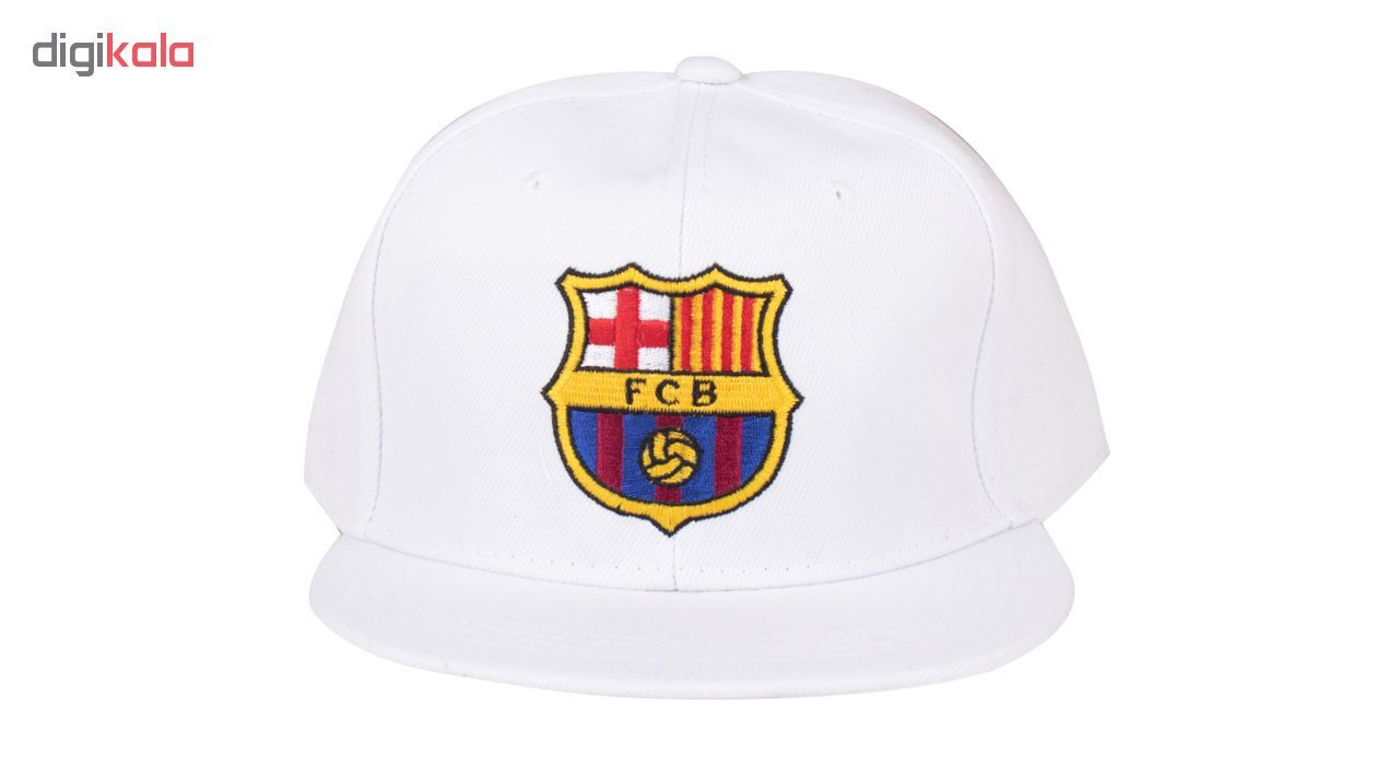 کلاه کپ مردانه طرح بارسلونا مدل N-4-8 -  - 3