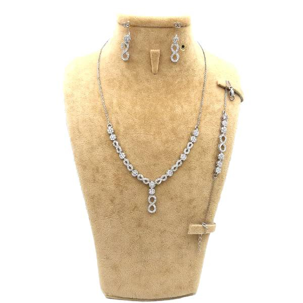 نیم ست نقره زنانه مدل SAJ