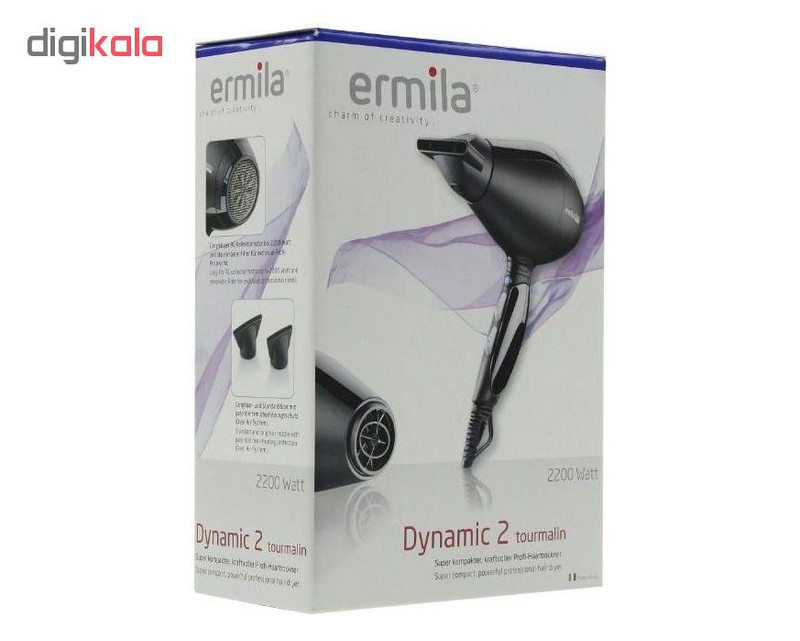 سشوار حرفه ای ارمیلا مدل Dynamic 2 Tourmalin