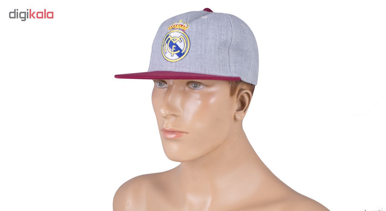 کلاه کپ مردانه طرح رئال مادرید مدل N-4-7 -  - 5