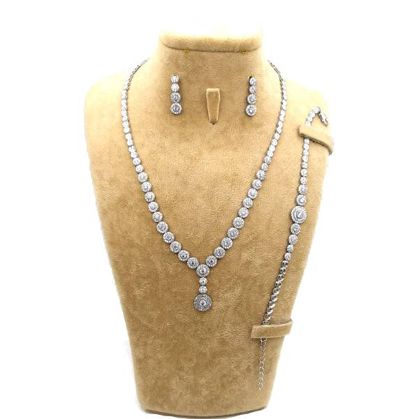 نیم ست نقره زنانه مدل SAJ706