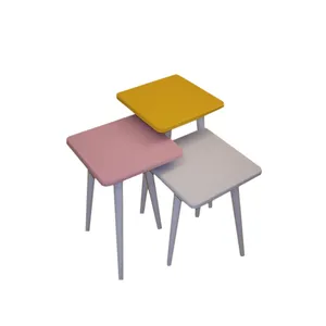 میز عسلی مدل 123کد 03 مجموعه 3 عددی