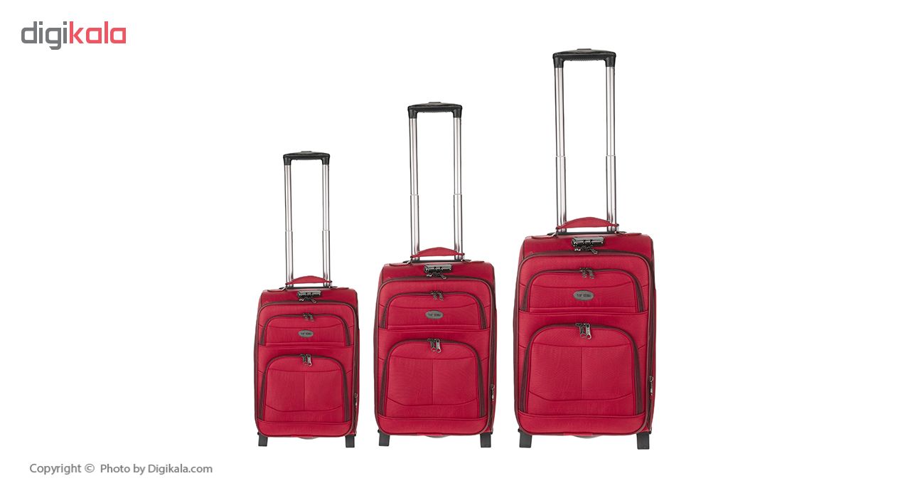مجموعه 3 عددی چمدان تاپ یورو مدل Te-p02