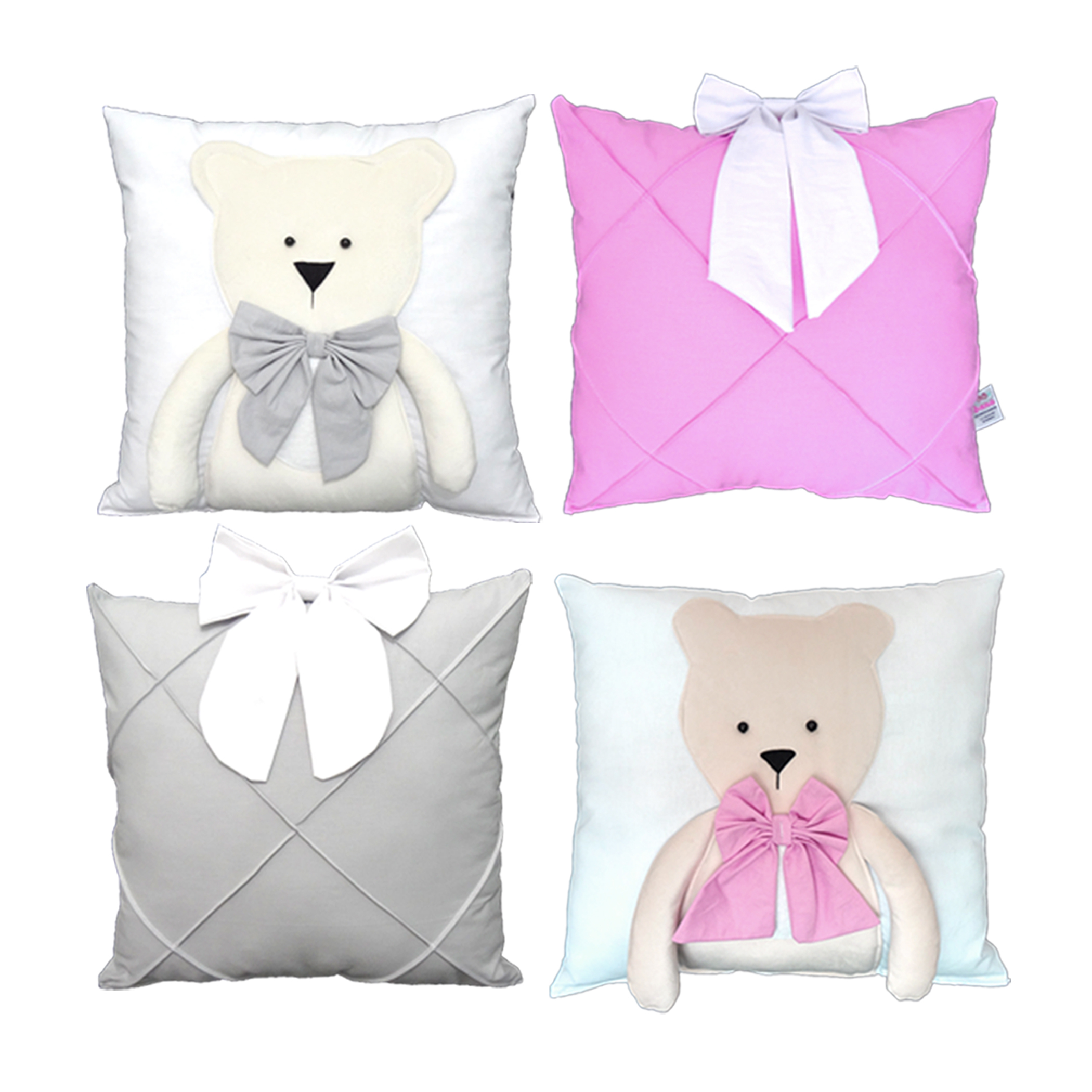 محافظ تخت کودک طرح کلاسیک مدل Animal Friendship 9835 مجموعه 4 عددی