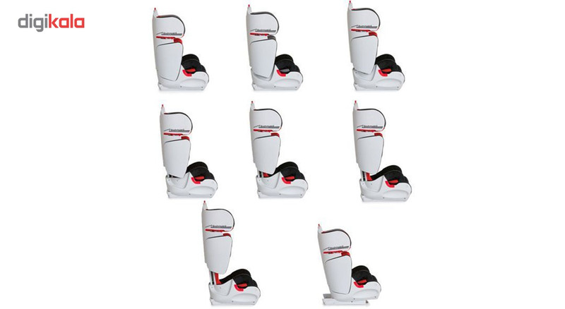 صندلی خودرو کودک هاوک مدل Body Guard Black Red
