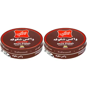 واکس کفش شکوفه کد 01 مجموعه 2 عددی