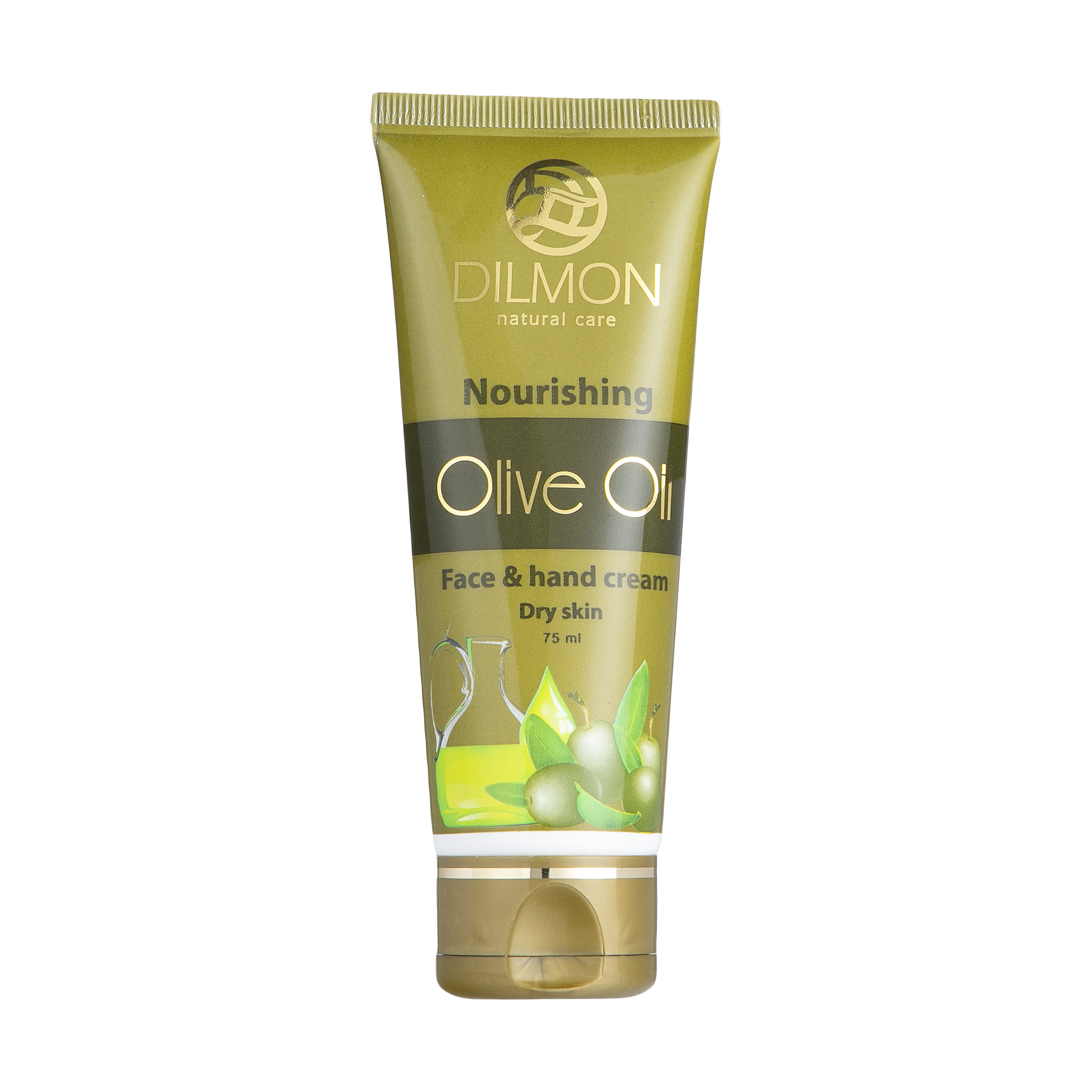 کرم مرطوب کننده دست و صورت دیلمون مدل Olive Oil حجم 75 میلی لیتر