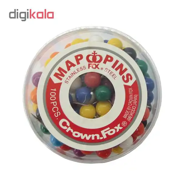 سوزن نقشه کرون فاکس کد 01 بسته 100 عددی