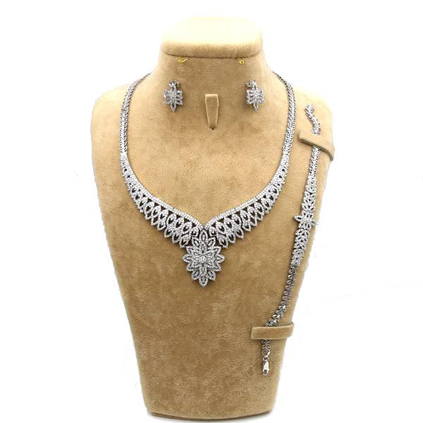 نیم ست نقره زنانه مدل SAJ230