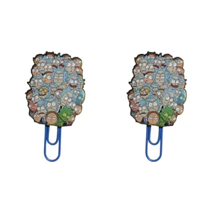 گیره کاغذ طرح ریکی و مورتی بسته 2 عددی