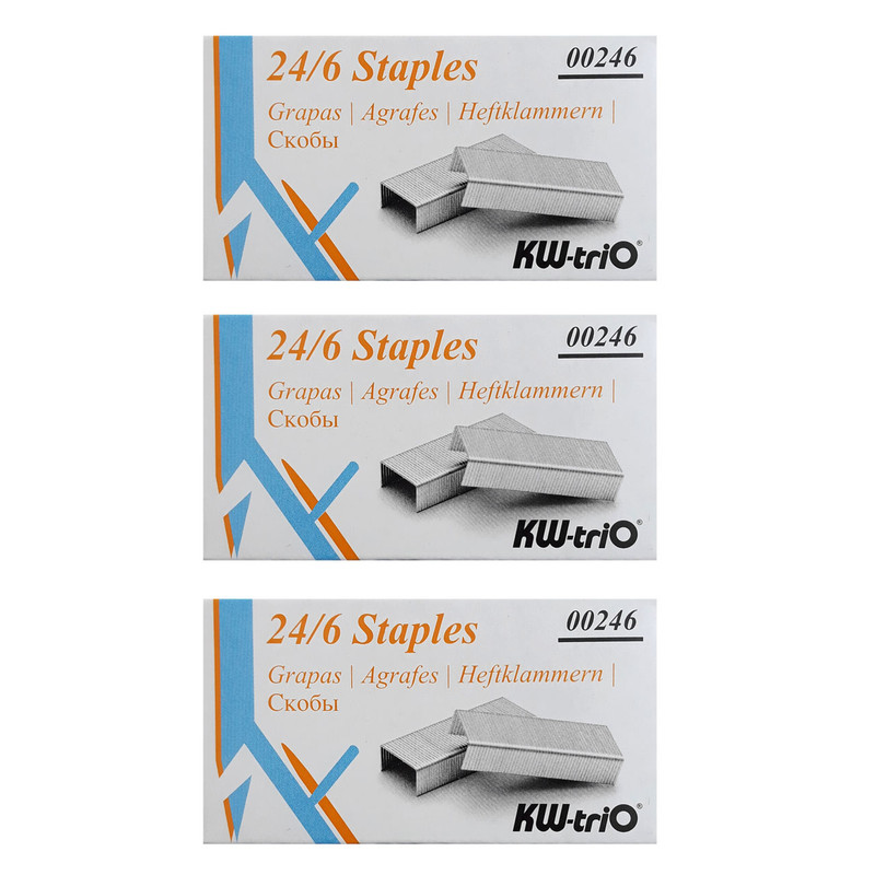 سوزن منگنه کی دبلیو تریو کد 928 سایز 24/6 جعبه 3 عددی سوزن منگنه کی دبلیو تریو کد 928 سایز 24/6 جعبه 3 عددی