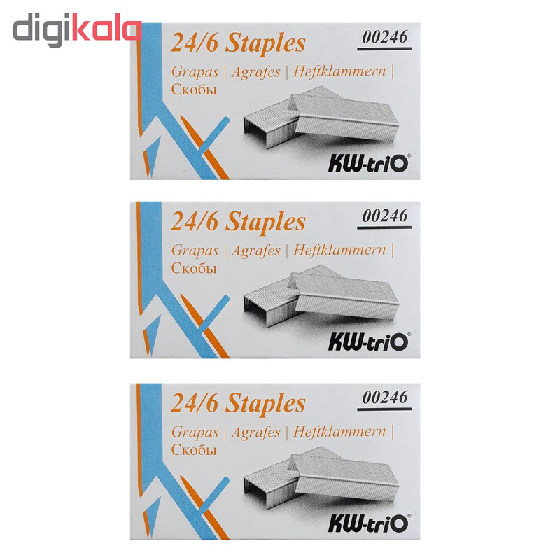 سوزن منگنه کی دبلیو تریو کد 928 سایز 24/6 جعبه 3 عددی سوزن منگنه کی دبلیو تریو کد 928 سایز 24/6 جعبه 3 عددی