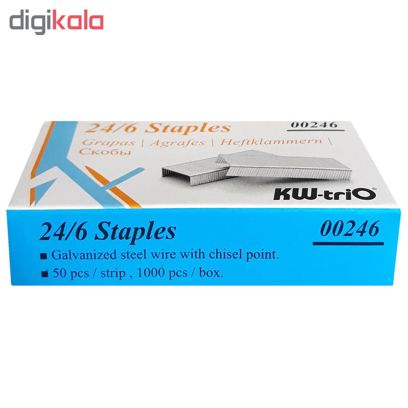 سوزن منگنه کی دبلیو تریو کد 928 سایز 24/6 جعبه 3 عددی سوزن منگنه کی دبلیو تریو کد 928 سایز 24/6 جعبه 3 عددی