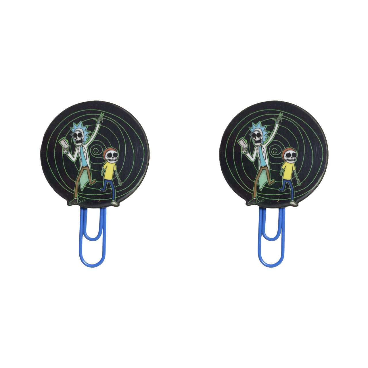 گیره کاغذ طرح ریکی و مورتی بسته 2 عددی