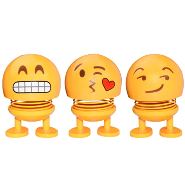 عروسک فنری طرح ایموجی مدل Fun1 مجموعه 3 عددی