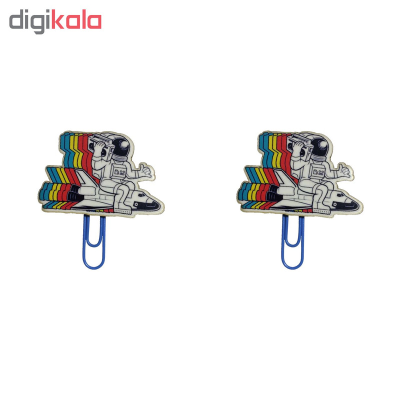 گیره کاغذ طرح فضانورد بسته 2 عددی