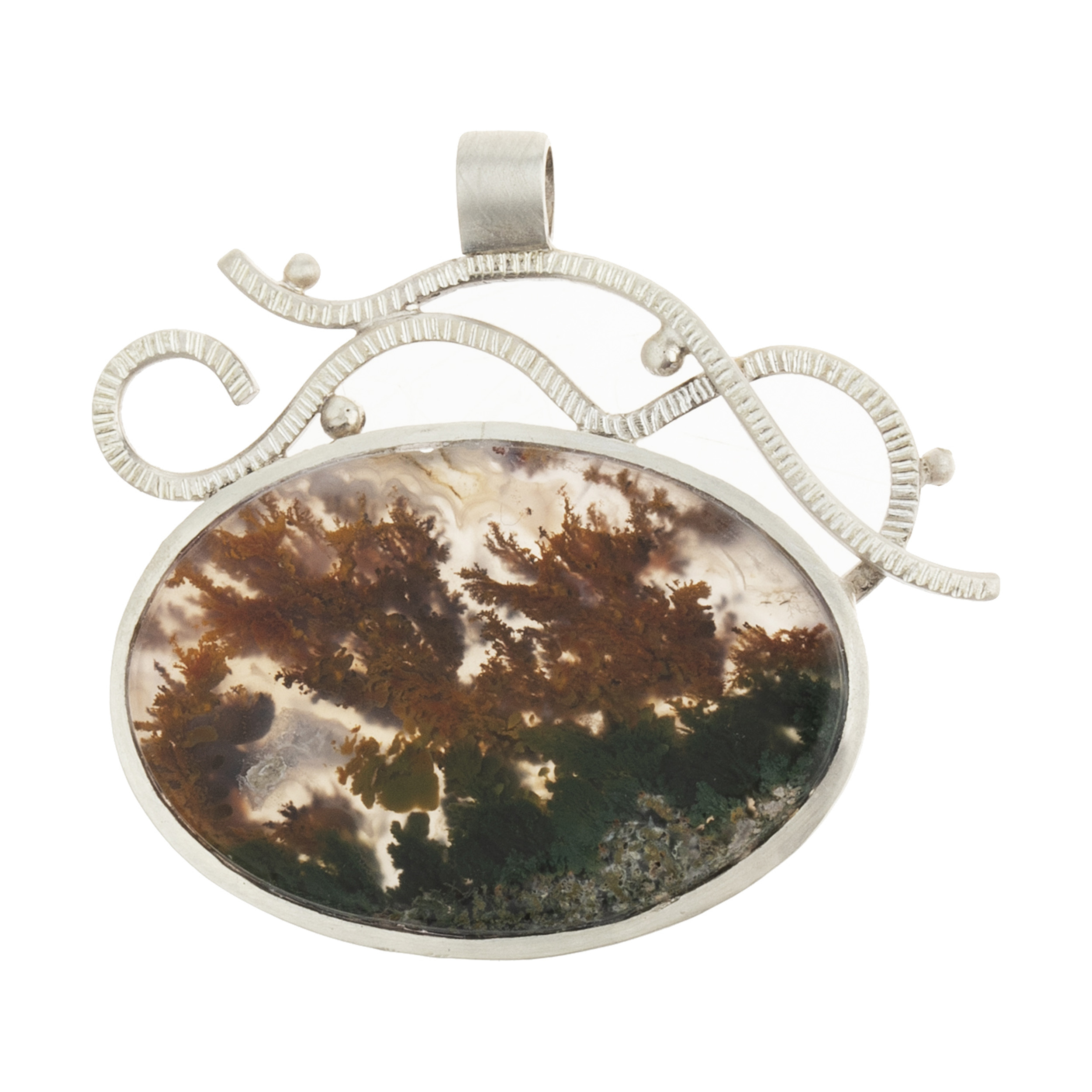 آویز گردنبند نقره زنانه کد 97153