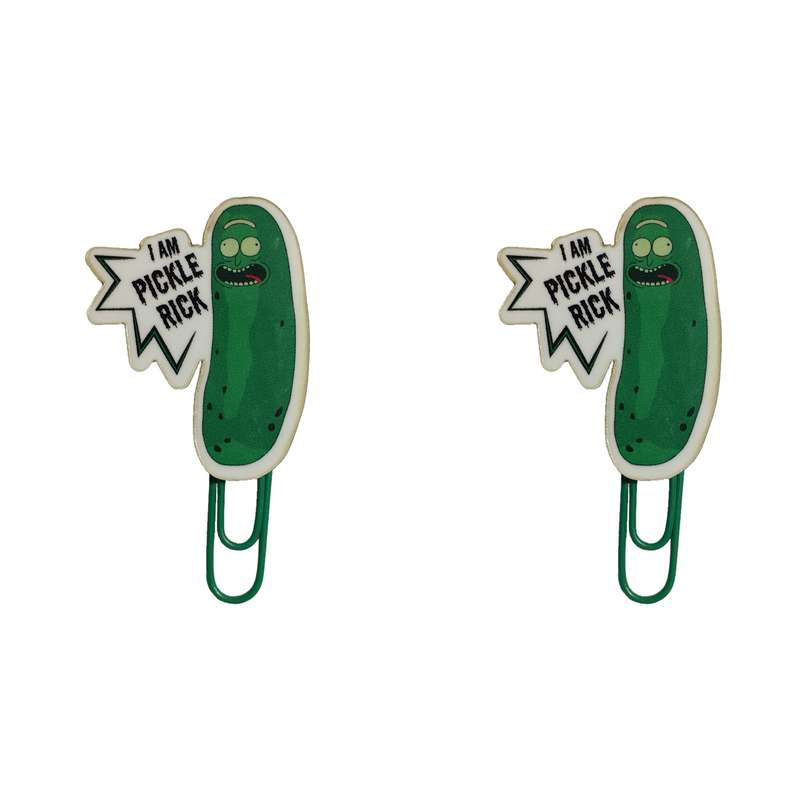 گیره کاغذ طرح ریکی و مورتی بسته 2 عددی