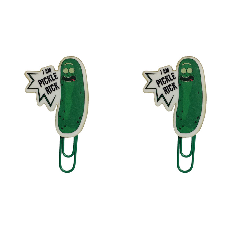 گیره کاغذ طرح ریکی و مورتی بسته 2 عددی