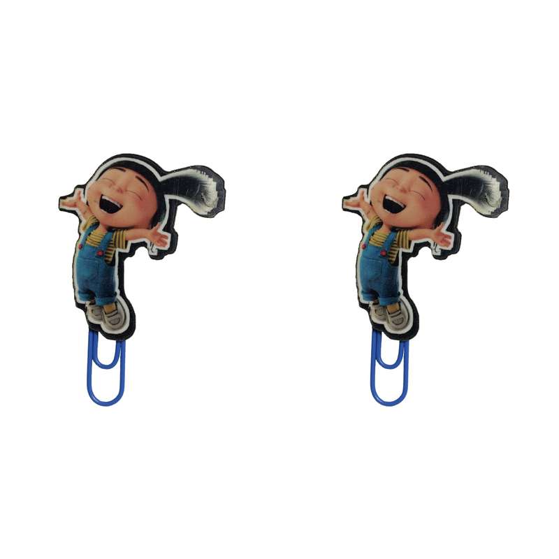 گیره کاغذ طرح اگنس بسته 2 عددی گیره کاغذ طرح اگنس بسته 2 عددی