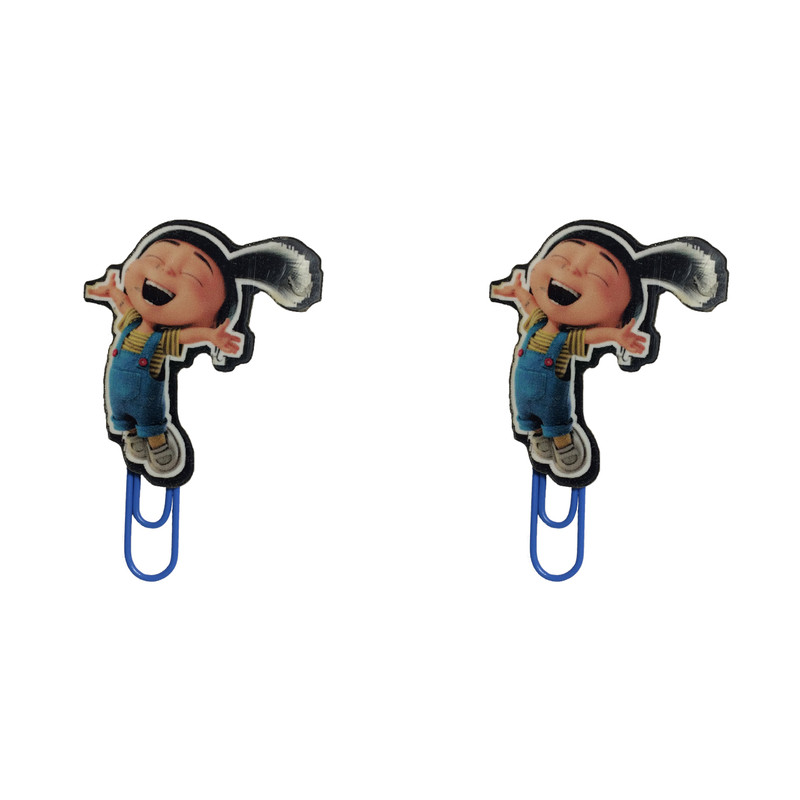 گیره کاغذ طرح اگنس بسته 2 عددی گیره کاغذ طرح اگنس بسته 2 عددی