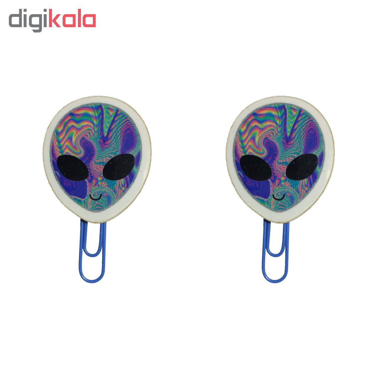 گیره کاغذ طرح ufo بسته 2 عددی