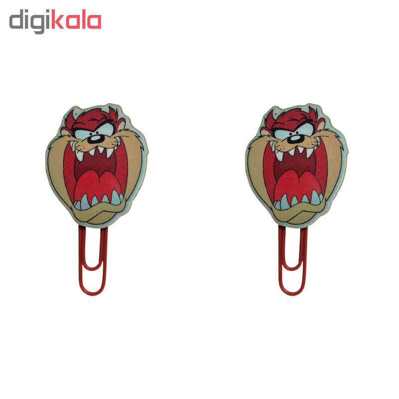 گیره کاغذ طرح شیر بسته 2 عددی