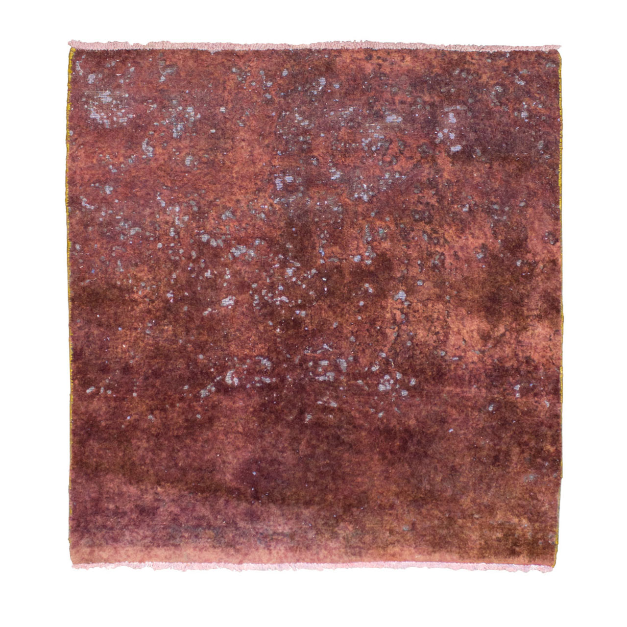 فرش دستباف رنگ شده نیم متری کد 2029R