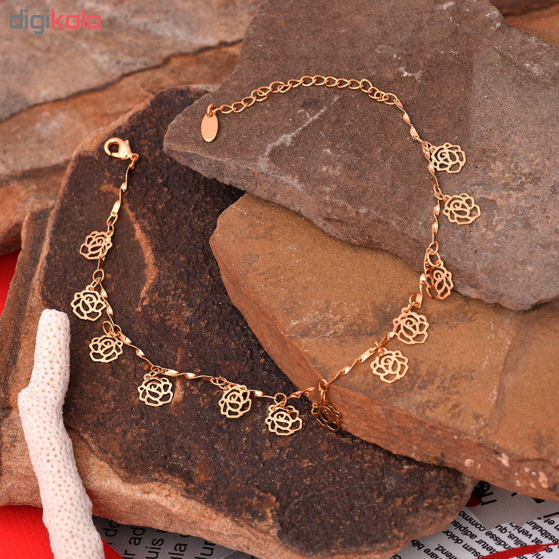 پابند زنانه طرح گل کد PA1107