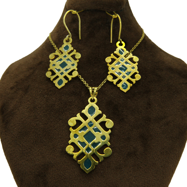 نیم ست نقره زنانه کارنلین کد M3003