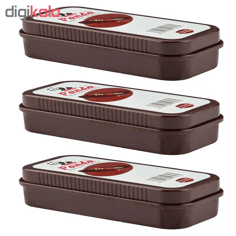 واکس کفش پاندا کد 04 بسته 3 عددی