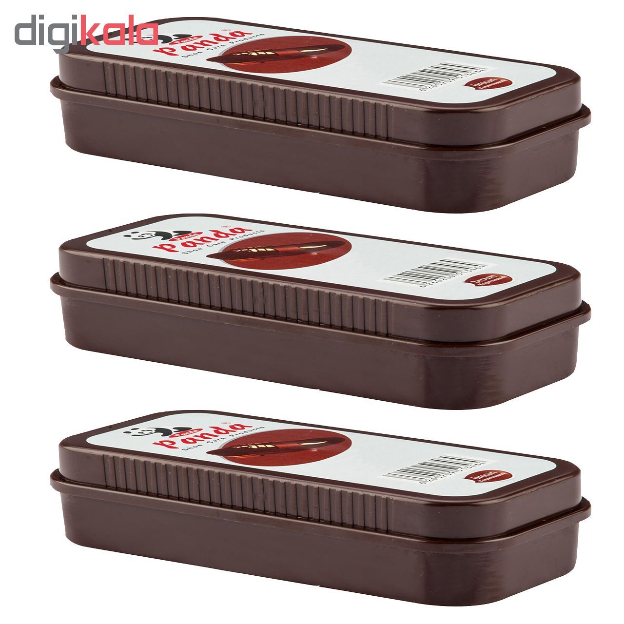 واکس کفش پاندا کد 04 بسته 3 عددی - - 2