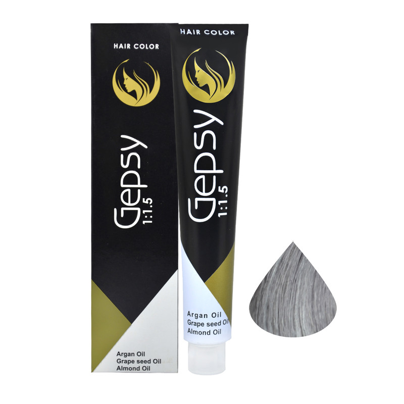 رنگ مو جیپسی شماره Gs9 حجم 100 میلی لیتر رنگ نقره ای رنگ مو جیپسی شماره Gs9 حجم 100 میلی لیتر رنگ نقره ای